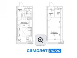 Продается Студия ЖК Солнечный бульвар, дом 25 корп 2, 28.1 м², 2899000 рублей