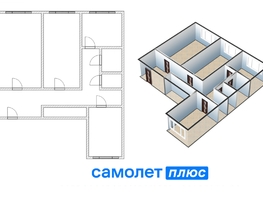 Продается 3-комнатная квартира Инициативная ул, 72.9 м², 3650000 рублей