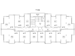 Продается 3-комнатная квартира ЖК Сити-парк, дом 5, 76.6 м², 9046460 рублей