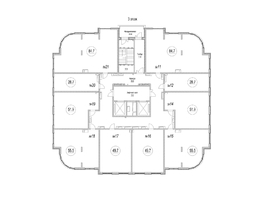 Продается 1-комнатная квартира ЖК Панорама, (Октябрьский, 32а к.2), 49.7  м², 7517125 рублей