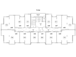 Продается 3-комнатная квартира ЖК Сити-парк, дом 5, 76.6  м², 9226470 рублей