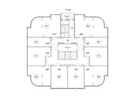 Продается 3-комнатная квартира ЖК Панорама, (Октябрьский, 32а к.2), 84.7 м², 12980275 рублей