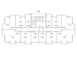Продается 1-комнатная квартира ЖК Сити-парк, дом 2, 28.9  м², 3843700 рублей