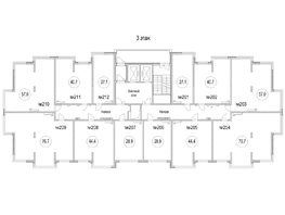 Продается 2-комнатная квартира ЖК Новоильинка, 57  м², 8265000 рублей
