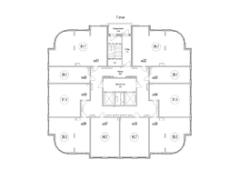 Продается 1-комнатная квартира ЖК Панорама, (Октябрьский, 32а к.1), 49.7  м&sup2;, 7847630 рублей