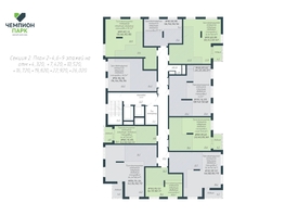 Продается 2-комнатная квартира ЖК Чемпион-парк, дом 2, 55.5  м&sup2;, 9990000 рублей