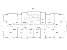 Продается 1-комнатная квартира ЖК Новоильинка, 44.4  м&sup2;, 6637800 рублей