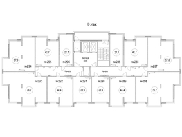 Продается 2-комнатная квартира ЖК Новоильинка, 57  м&sup2;, 8464500 рублей