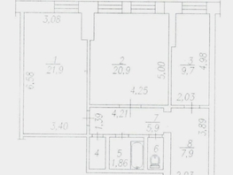 Продается 2-комнатная квартира 25 лет Октября  ул, 73.3  м&sup2;, 4850000 рублей