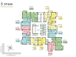 Продается 1-комнатная квартира ЖК Планета, корпус 3, 35.2  м&sup2;, 6054400 рублей