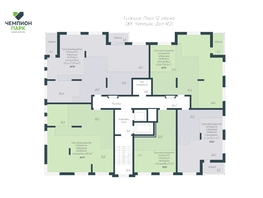 Продается 4-комнатная квартира ЖК Чемпион-парк, дом 2, 98.5  м&sup2;, 15464500 рублей