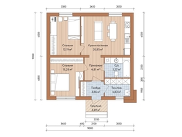 Продается Дом Парковая ул, 68  м&sup2;, участок 5 сот., 6500000 рублей