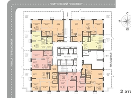 Продается 2-комнатная квартира ЖК Столичный, 52.7  м&sup2;, 10013000 рублей