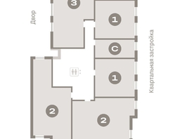 Продается 3-комнатная квартира ЖК Европейский берег, дом 49, 88.94 м², 14030000 рублей