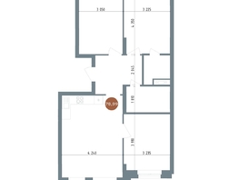 Продается 4-комнатная квартира ЖК 19/56 Кварталы Телецентра, сек 6, 78.99 м², 13100000 рублей