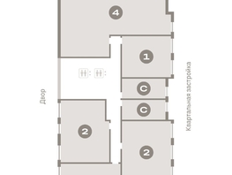 Продается 2-комнатная квартира ЖК Европейский берег, дом 49, 76.94 м², 11430000 рублей