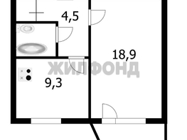 Продается 1-комнатная квартира Тюленина ул, 37.1 м², 4390000 рублей