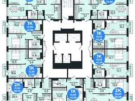 Продается 3-комнатная квартира ЖК Семейный квартал, дом 3, 72.99 м², 7906900 рублей