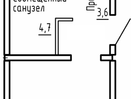 Продается 1-комнатная квартира ЖК Самоцветы, Бирюза дом 2, 41.9  м², 4300000 рублей