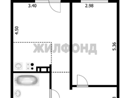 Продается 1-комнатная квартира Виктора Уса ул, 43 м², 4000000 рублей