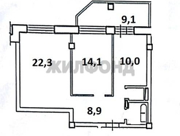 Продается 2-комнатная квартира Красный пр-кт, 59.2 м², 8600000 рублей