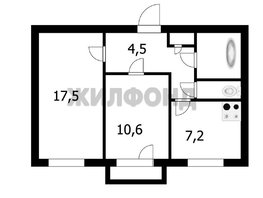 Продается 2-комнатная квартира Свердлова ул, 48  м², 10500000 рублей
