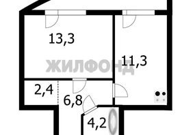 Продается 1-комнатная квартира ЖК Leo (лео), 38 м², 6600000 рублей