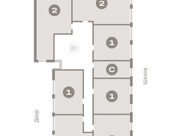 Продается 2-комнатная квартира ЖК Европейский берег, дом 45, 62.17  м², 9720000 рублей