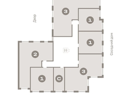 Продается 3-комнатная квартира ЖК Пшеница, дом 2.1, 99.22 м², 15870000 рублей