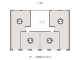 Продается 2-комнатная квартира ЖК Пшеница, дом 2.1, 66.47 м², 9930000 рублей