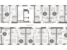 Продается 2-комнатная квартира ЖК Первый на Титова, 43.86 м², 5001300 рублей