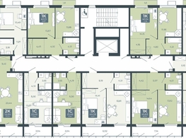 Продается 2-комнатная квартира ЖК Дом в Мичуринском, корпус 2.3, 52.86 м², 5556930 рублей