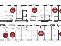Продается 2-комнатная квартира ЖК Скандинавские кварталы, дом 1, 59.95 м², 7372200 рублей