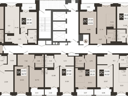 Продается 2-комнатная квартира ЖК Авторский квартал, 53.36 м², 9850000 рублей