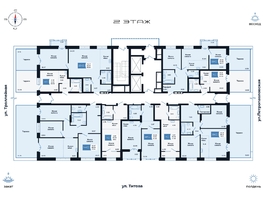 Продается 3-комнатная квартира ЖК Салют, дом 2, 55.03 м², 8400000 рублей