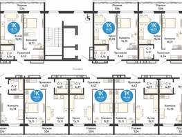 Продается 1-комнатная квартира ЖК Квартал на Большой, дом 1, 45.75 м², 4565850 рублей