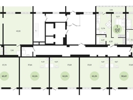 Продается 2-комнатная квартира ЖК Новый парк, дом 3, 61.12 м², 6159930 рублей