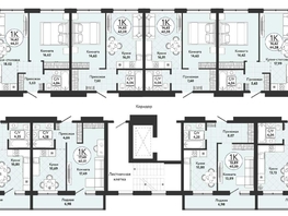 Продается 3-комнатная квартира ЖК Одоевский, дом 4, 60.88 м², 6255700 рублей