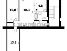 Продается 3-комнатная квартира Холодильная ул, 62.7 м², 6000000 рублей
