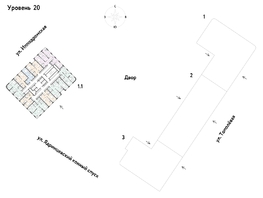 Продается 2-комнатная квартира ЖК Страна.Тополевая, 68.71 м², 11766667 рублей
