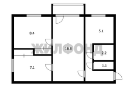 Продается 3-комнатная квартира Есенина ул, 46.1 м², 3000000 рублей