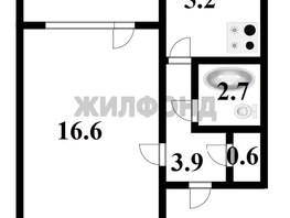 Продается 1-комнатная квартира Доватора ул, 29 м², 4200000 рублей