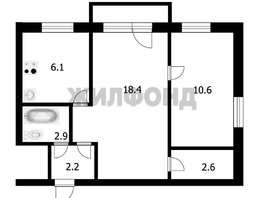 Продается 2-комнатная квартира Барьерная ул, 42.8 м², 3000000 рублей