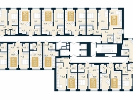 Продается 3-комнатная квартира ЖК Первый на Есенина, дом 3, 65.4 м², 9531400 рублей