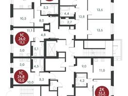 Продается Студия ЖК Скандинавские кварталы, дом 1, 24.8  м², 4434800 рублей