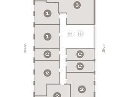 Продается 3-комнатная квартира ЖК Европейский берег, дом 44, 106.2 м², 13210000 рублей