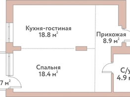 Продается 2-комнатная квартира ЖК Флора и Фауна, 18а, 51  м&sup2;, 16400000 рублей