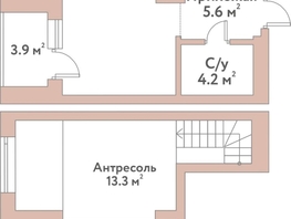 Продается 1-комнатная квартира ЖК Флора и Фауна, 18а, 57.9  м&sup2;, 27750000 рублей