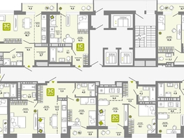 Продается 3-комнатная квартира ЖК Счастливый квартал, дом 2, 60.7 м², 9190000 рублей