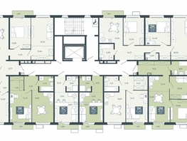 Продается 3-комнатная квартира ЖК Дом в Мичуринском, корпус 2.2, 78.8 м², 7696030 рублей